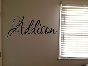 ... -Addison-Girls-Room-Name-Nursery-Baby-Kids-Vinyl-Wall-Quote-Sticker