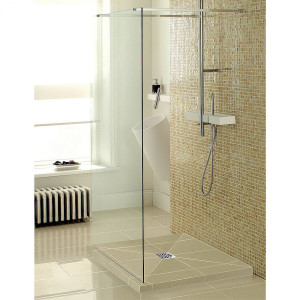 Simpsons Level Access Shower Tray with Centre Waste