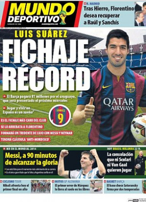 Done deal: Luis Suarez will join Barcelona after the Catalan giants ...