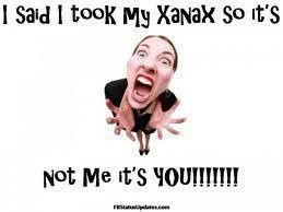 Placebo Xanax doesn't work Drunkie