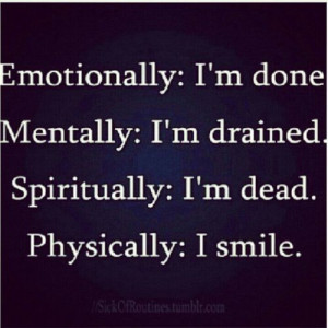 loved on www quotestags com quote emotion spiritual mental drained ...