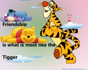 Tigger friendship Wallpaper