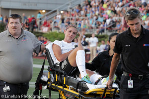Alex Morgan hopes to recover in time from a left MCL sprain to play in ...