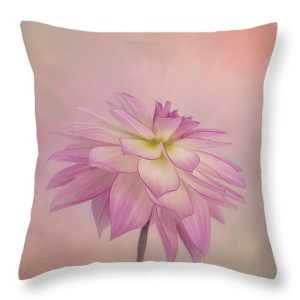 White Floral Throw Pillows - Play Misty For Me Throw Pillow by Kim ...