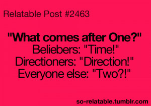 One Direction 1D directioners true beliebers so true relatable