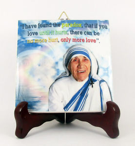 Mother-Teresa-of-Calcutta-Ceramic-Tile-with-quote-from-Italy-Holy-Art ...