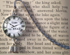 TIME TO READ Bookmark - Gift for Reader - Love to Read - Book Charm ...