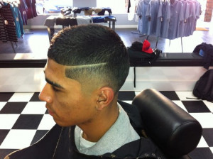 Taper Fade with Line Up