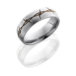Barbed Wire Wedding Rings