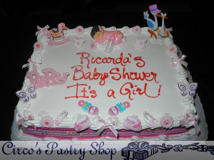 Girl Baby Shower Cake Sayings