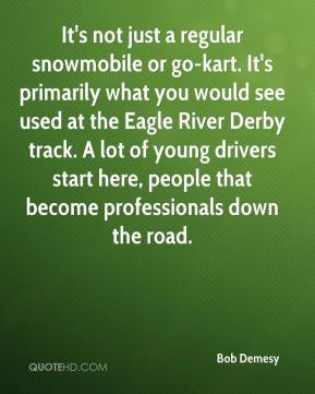 It's not just a regular snowmobile or go-kart. It's primarily what you ...