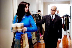 ... Andy Sachs and Stanley Tucci as Nigel in ‘The Devil Wears Prada
