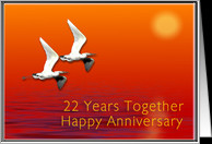 Happy 22nd Anniversary Journey Together card - Product #373563