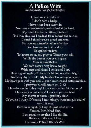 Police officers Wife. Law Enforcement Today www.lawenforcementtoday ...