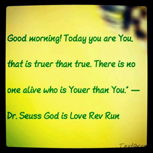 Rev Run.. Words of wisdom