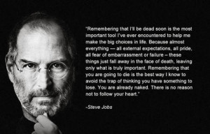 Inspiring quote from steve jobs
