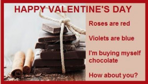 For all those needing an excuse to buy chocolate or whose partner does ...