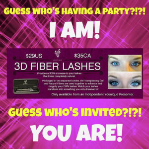 ... first Younique make up and 3D Fiber Lashes Mascara. And I LOVE IT