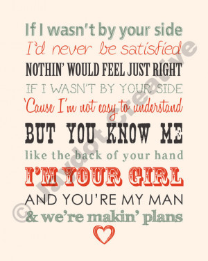 ... › Quotes › Miranda Lambert Song Lyrics Song: Makin' Plans Album
