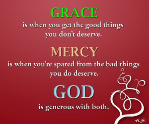 Grace, Mercy, God