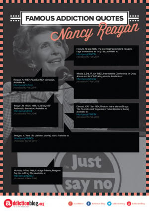 Famous Addiction Quotes Nancy Reagan [Reference Sources]