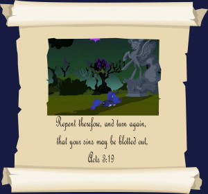 MLP Christian quotes. Luna. by GennadyKalugina