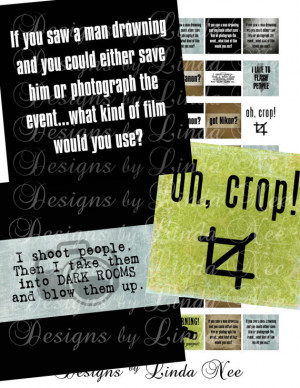 Instant Download - NEW- PHOTOgraphy Quotes 1 x 1 inch square Images ...