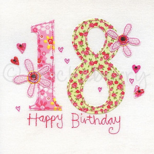 18th birthday card this gorgeous 18th birthday card is based on an ...