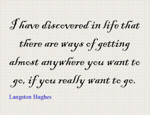 Quote of the Day : Langston Hughes