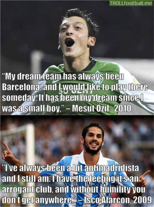 Ozil & Isco before joining Real Madrid