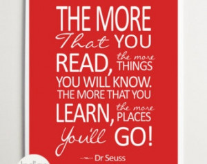 Dr seuss quote for kid library. Give a like for feel-good quotes!