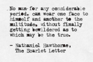 ... nathaniel hawthorne #the scarlet letter #quote #submission