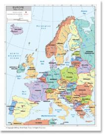 Western Europe Map