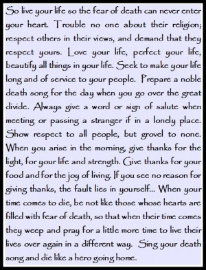 Tecumseh quote used in Act of Valor movie- at the end of the movie ...