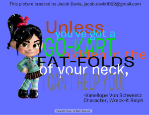 DCD - Vanellope Von Schweetz WIR Quote #1 by winvistauser001