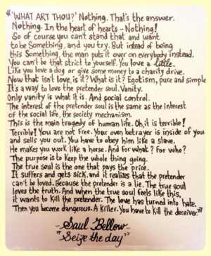 Saul Bellow , Seize the Day