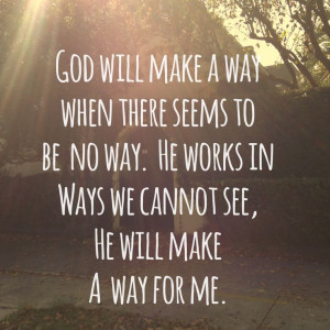 God will make a way #lyrics #quote