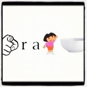 ... love #instagram #Dora #Bowl #funny #cute #quote (Taken with instagram