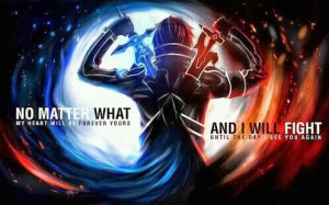 Kirito Quote (SAO) he is a wonderful character...