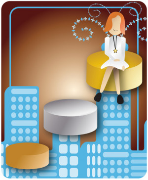 Success is like a ladder and no one has ever climbed a ladder with ...