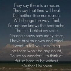 ... is beyond words, but there is the hope you will see her again. More