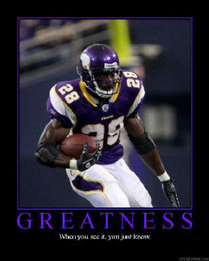 Adrian Peterson, Gale Sayers 2007?