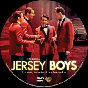Jersey Boys 2014 Cover Label Blu Ray Movie