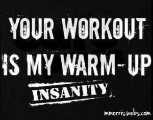 Women's Insanity Results