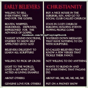Early Believers vs. Modern Christianity Big God, Truths, Early Believe ...