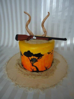 Safari Grooms Cake Cakes...