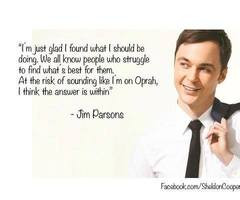 Tagged with jim parsons quotes