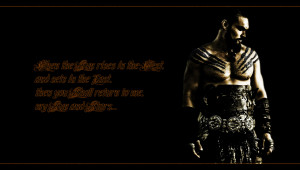 ... 'game of thrones drogo quote high resolution wallpaper' HD wallpaper