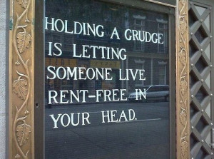 Why we shouldn't hold a grudge