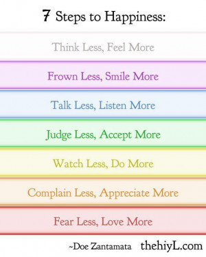 Steps To Happiness